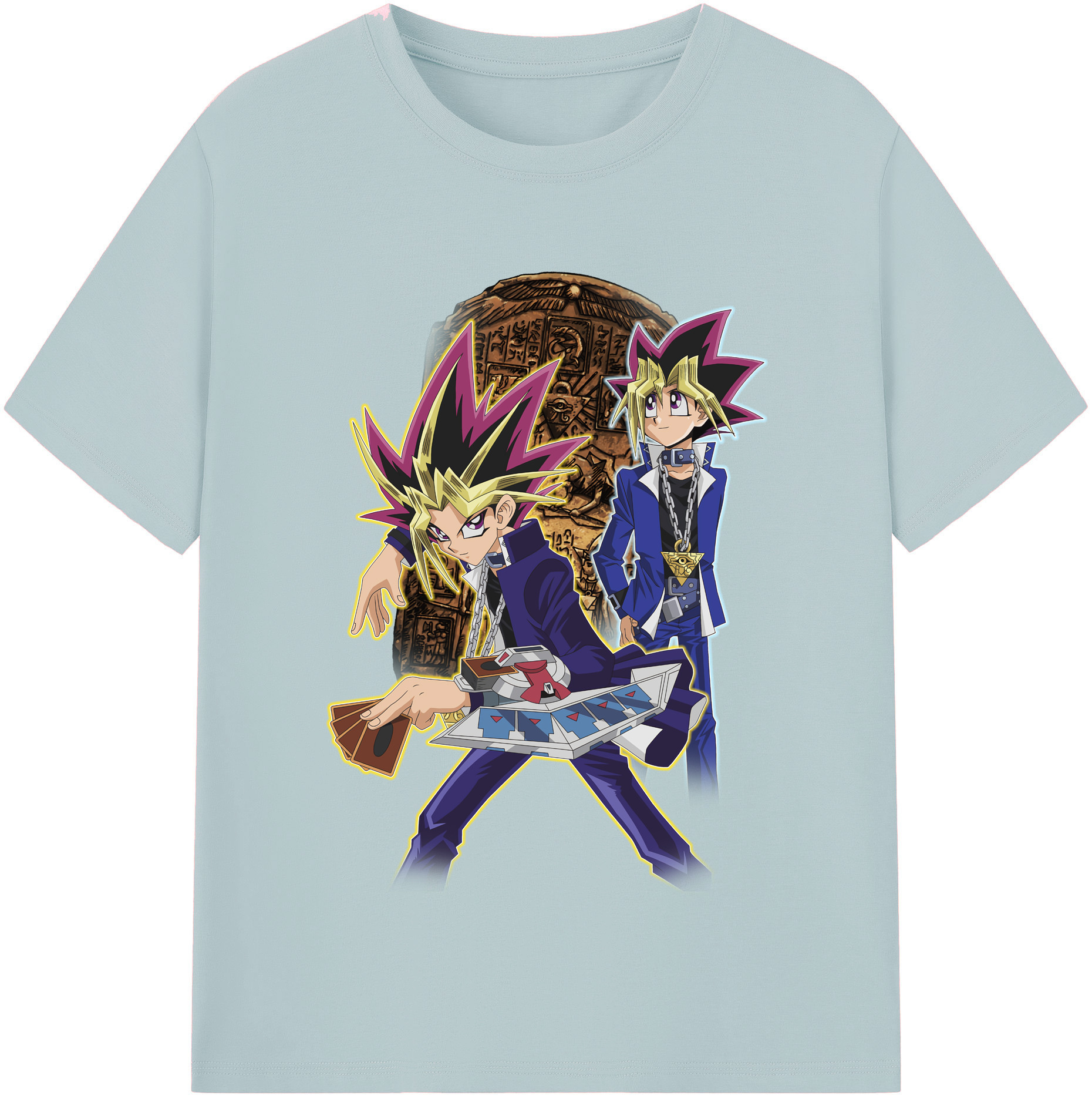 （画像用） 遊☆戯☆王 Yu-Gi-Oh! 綿100％半袖Tシャツ（フロントプリント）